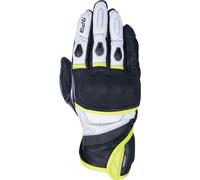 Oxford RP-3 2.0 Gloves - Black/White/Yellow Motorcycle Motorbike