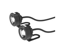 Oxford Bike Lighting - Run Light Front (Pair) EL381 - Motorcycle Ancillary Headlights - Black