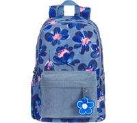 Oxford School Backpack, Kids with Padded Laptop Pocket, School Accessories, Waterproof for School Bloom Blue