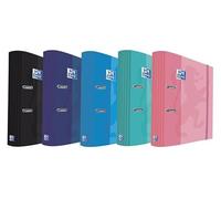 Oxford School DIN A4+ Lever Arch File with Elastic Rubber Closure Spine 70mm Refill 160h 5x5 Surti