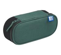 Oxford School Pencil Case with Flap, School Supplies Organizer, Waterproof Pen Case, Funky Green