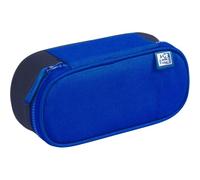 Oxford School Pencil Case with Flap, School Supplies Organizer, Waterproof Pen Case, Funky Navy