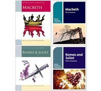 Oxford School William Shakespeare 4 Books Collection Set (Macbeth, Macbeth Oxford Literature Companions & Romeo & Juliet and Romeo & Juliet Oxford Literature Companions)