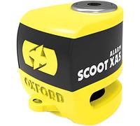Oxford Scoot XA5 Scooter Disc Lock Alarm 5mm Pin Moped Reminder Yellow Black