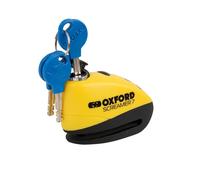 Oxford Screamer 7 Disc Lock Alarm Motorbike Motorcycle Security Yellow LK290