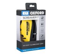 Oxford Screamer7 Alarm Disc Lock Yellow