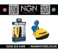 Oxford Screamer7 Alarm Disc Lock - Yellow LK290