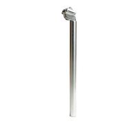 Oxford: Seat Post 400 x 25.8mm Micro-Adjust - Silver - 25.8mm