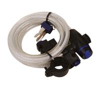 OXFORD SECURITY CABLE LOCK MOTORCYCLE BIKE CYCLE CLEAR OF247