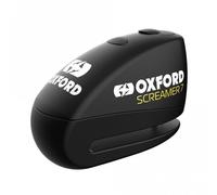 Oxford Security Screamer 7 Alarm Motorcycle Brake Disc Lock - (Black)