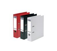 Oxford Set of 3 Smart Lever Arch Files A4 XL Spine 80mm 2 Rings Capacity 750 Sheets Black Red and Blue Polypro Cover