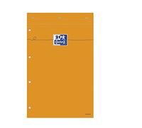 OXFORD Set of 5 Orange A4+ Small Tiles 5mm 80 Stapled Sheets Orange Coated Card Cover