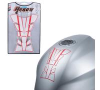 Oxford Sheer Arrow Tank Pad Motorcycle Motorbike Tank Protector Red (OX541)