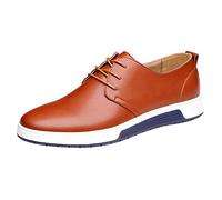 Oxford Shoes for Men Clearance Oxfords Lace-ups Shoes Smart Casual Shoes Black Dress Shoes Non-Slip Business Shoes Mens Smart Shoe for Men UK