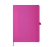 Oxford Signature A5 Hardback Cover Casebound Journal Notebook Ruled 160 Pages, Bright Pink, Scribzee Compatible