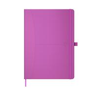 Oxford Signature A5 Hardback Cover Casebound Journal Notebook Ruled 160 Pages, Dark Pink, Scribzee Compatible