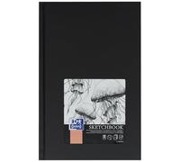 Oxford Sketch Book A5 Hardcover with Thread Bound 192 Pages 100 g Paper Black Pack of 1