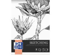 Oxford Sketch pad A4, 50 Sheets, 120 g, glued on The Sides