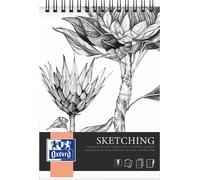 Oxford Sketch pad A4, 50 Sheets, 120 g, on Spiral on The Short Side