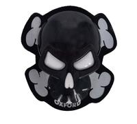Oxford Skull Motorcycle Motorbike Knee Sliders Black