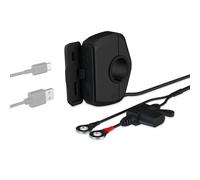 Slimline USB Type-A & Type-C 3.0 AMP Charging Kit EL118 | Motorcycle Mobile Phone, SatNav, Tablet Charger