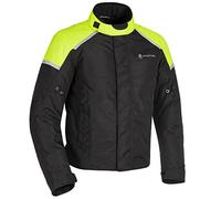Oxford SM210202M Spartan Short Motorcycle Jacket, Black Fluo Yellow, M (40)