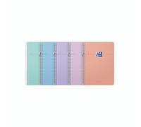 Oxford Smart Pastel Notebook Ruled Assorted A5 (Pack of 5) 400187022