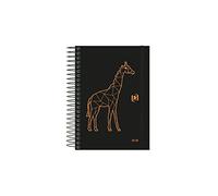 Oxford So Chic Agenda 2023 2024 Day Per Page, Extra Cover, 12 x 18 cm, Spanish, Giraffe Design