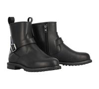 Oxford Sofia Ladies Leather Waterproof Classic Short Motorcycle Boots (Black, uk_footwear_size_system, adult, women, numeric, medium, numeric_4)