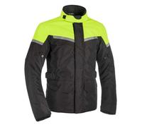 Oxford Spartan Long WP Waterproof Mens Motorcycle Motorbike Jacket Black Fluo