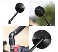 Oxford Sphere Stem Motorcycle Motorbike Mirror Pro E-Marked Black
