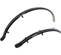 Oxford Standard Wide Full Length Mudguard Set - 700c/27 inch Black