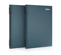 Oxford Stone Paper Notebook, 5-1/2" x 8-1/2", Blue Cover, 60 Sheets, 2 Pack (161641)