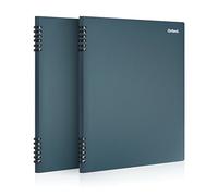 Oxford Stone Paper Notebook, School Notebooks, Journal for Writing, 8-1/2" x 11", Blue Cover, 60 Sheets, 2 Pack (161646)