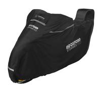 Oxford Stormex Pro Motorcycle Cover with Top Box Support Black Size Small