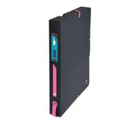 Oxford Student Storage Box 24 x 32 cm Spine 40 mm Polypropylene Cover Two Tone Black/Pink