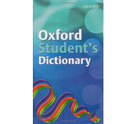 Oxford Student's Dictionary (2007 edition)