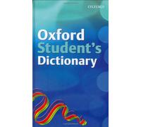 Oxford Student's Dictionary (2007 edition)