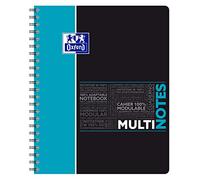Oxford Students Spiral Notepad Multinote A4+ 160 Pages Large Squared Seyès - Notebook with 3 Dividers
