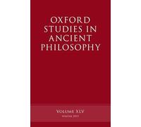 Oxford Studies in Ancient Philosophy – Volume 45 – 9780199679447