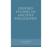 Oxford Studies in Ancient Philosophy: Volume 44. Inwood 9780199677894 New<|