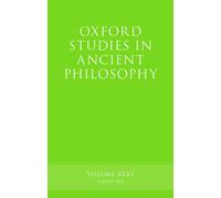 Oxford Studies in Ancient Philosophy, Volume 46 - Paperback NEW Brad Inwood (Ed