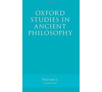 Oxford Studies in Ancient Philosophy, Volume 50. Caston 9780198778233 New