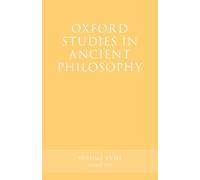 Oxford Studies in Ancient Philosophy, Volume 58