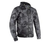 Oxford Super Hoodie 2.0 Mens Motorcycle Hoodie L Grey Camo (42)