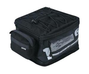 Oxford T18 Tail Pack Rear Bag - 18L Motorcycle Luggage (Black, Universal Fit)
