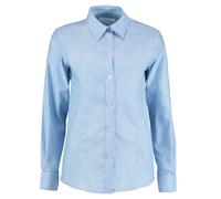 Oxford Tailored Long-Sleeved Shirt Kustom Kit Light Blue 22