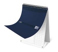 Oxford Task Manager, To Do List Notebook, Wirebound, 140 Page Planner, Navy Blue, White