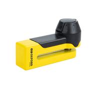 Oxford Titan Disc lock Yellow LK486 Motorcycle Security System 10mm Carry Pouch