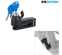Oxford LK485 Motorcycle Titan 10mm Pin Disc Lock Black incl. Pouch